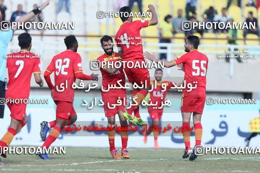 1380942, Ahvaz, , لیگ برتر فوتبال ایران، Persian Gulf Cup، Week 18، Second Leg، Foulad Khouzestan 1 v 0 Naft M Soleyman on 2019/02/17 at Ahvaz Ghadir Stadium