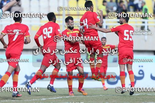 1380907, Ahvaz, , لیگ برتر فوتبال ایران، Persian Gulf Cup، Week 18، Second Leg، Foulad Khouzestan 1 v 0 Naft M Soleyman on 2019/02/17 at Ahvaz Ghadir Stadium