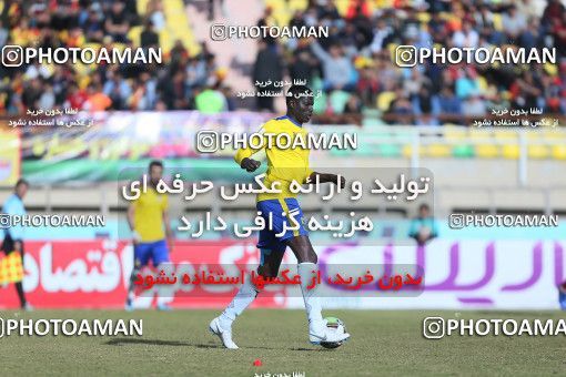 1380983, Ahvaz, , لیگ برتر فوتبال ایران، Persian Gulf Cup، Week 18، Second Leg، Foulad Khouzestan 1 v 0 Naft M Soleyman on 2019/02/17 at Ahvaz Ghadir Stadium