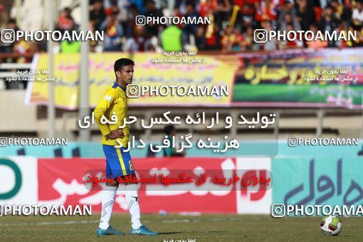 1375763, Ahvaz, , لیگ برتر فوتبال ایران، Persian Gulf Cup، Week 18، Second Leg، Foulad Khouzestan 1 v 0 Naft M Soleyman on 2019/02/17 at Ahvaz Ghadir Stadium