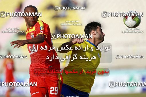 1375653, Ahvaz, , لیگ برتر فوتبال ایران، Persian Gulf Cup، Week 18، Second Leg، Foulad Khouzestan 1 v 0 Naft M Soleyman on 2019/02/17 at Ahvaz Ghadir Stadium