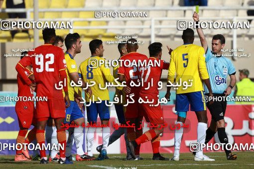 1375723, Ahvaz, , لیگ برتر فوتبال ایران، Persian Gulf Cup، Week 18، Second Leg، Foulad Khouzestan 1 v 0 Naft M Soleyman on 2019/02/17 at Ahvaz Ghadir Stadium