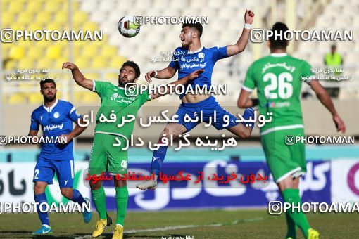 1377884, لیگ برتر فوتبال ایران، Persian Gulf Cup، Week 16، Second Leg، 2019/02/04، Ahvaz، Ahvaz Ghadir Stadium، Esteghlal Khouzestan 1 - ۱ Gostaresh Foulad Tabriz