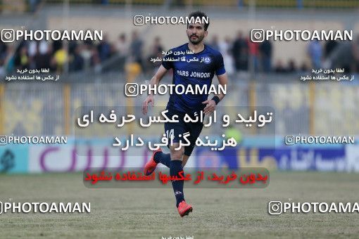 1382984, Masjed Soleyman, , لیگ برتر فوتبال ایران، Persian Gulf Cup، Week 17، Second Leg، Naft M Soleyman 1 v 1 Pars Jonoubi Jam on 2019/02/12 at Behnam Mohammadi Stadium