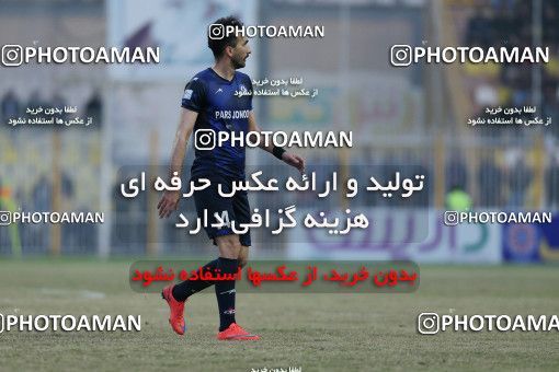 1382970, Masjed Soleyman, , لیگ برتر فوتبال ایران، Persian Gulf Cup، Week 17، Second Leg، Naft M Soleyman 1 v 1 Pars Jonoubi Jam on 2019/02/12 at Behnam Mohammadi Stadium