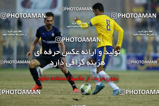 1382945, Masjed Soleyman, , لیگ برتر فوتبال ایران، Persian Gulf Cup، Week 17، Second Leg، Naft M Soleyman 1 v 1 Pars Jonoubi Jam on 2019/02/12 at Behnam Mohammadi Stadium