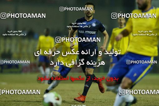 1382946, Masjed Soleyman, , لیگ برتر فوتبال ایران، Persian Gulf Cup، Week 17، Second Leg، Naft M Soleyman 1 v 1 Pars Jonoubi Jam on 2019/02/12 at Behnam Mohammadi Stadium