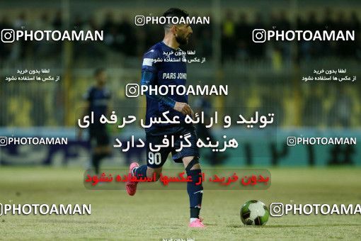 1382995, Masjed Soleyman, , لیگ برتر فوتبال ایران، Persian Gulf Cup، Week 17، Second Leg، Naft M Soleyman 1 v 1 Pars Jonoubi Jam on 2019/02/12 at Behnam Mohammadi Stadium