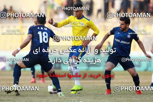 1382242, Masjed Soleyman, , لیگ برتر فوتبال ایران، Persian Gulf Cup، Week 17، Second Leg، Naft M Soleyman 1 v 1 Pars Jonoubi Jam on 2019/02/12 at Behnam Mohammadi Stadium
