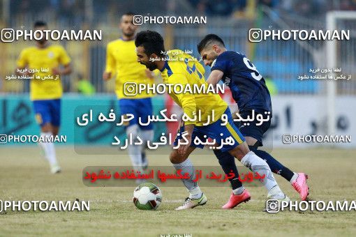 1382285, Masjed Soleyman, , لیگ برتر فوتبال ایران، Persian Gulf Cup، Week 17، Second Leg، Naft M Soleyman 1 v 1 Pars Jonoubi Jam on 2019/02/12 at Behnam Mohammadi Stadium