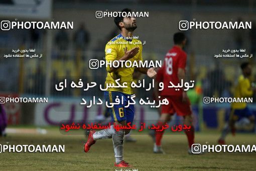 1382801, Ahvaz, , لیگ برتر فوتبال ایران، Persian Gulf Cup، Week 20، Second Leg، Naft M Soleyman 2 v 2 Nassaji Qaemshahr on 2019/03/01 at Behnam Mohammadi Stadium