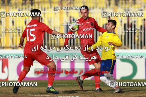 1382741, Ahvaz, , لیگ برتر فوتبال ایران، Persian Gulf Cup، Week 20، Second Leg، Naft M Soleyman 2 v 2 Nassaji Qaemshahr on 2019/03/01 at Behnam Mohammadi Stadium