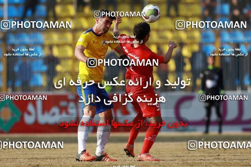 1382740, Ahvaz, , لیگ برتر فوتبال ایران، Persian Gulf Cup، Week 20، Second Leg، Naft M Soleyman 2 v 2 Nassaji Qaemshahr on 2019/03/01 at Behnam Mohammadi Stadium