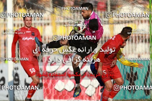 1382680, Ahvaz, , لیگ برتر فوتبال ایران، Persian Gulf Cup، Week 20، Second Leg، Naft M Soleyman 2 v 2 Nassaji Qaemshahr on 2019/03/01 at Behnam Mohammadi Stadium