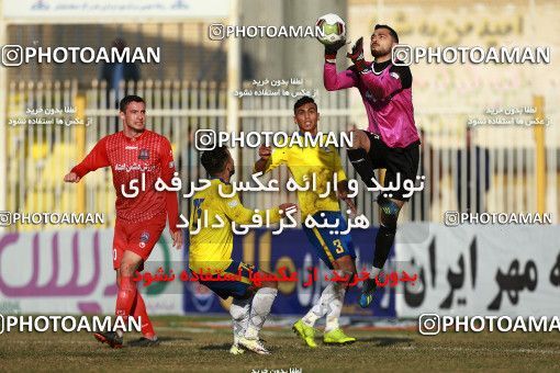 1382642, Ahvaz, , لیگ برتر فوتبال ایران، Persian Gulf Cup، Week 20، Second Leg، Naft M Soleyman 2 v 2 Nassaji Qaemshahr on 2019/03/01 at Behnam Mohammadi Stadium