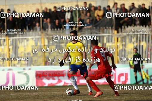 1382769, Ahvaz, , لیگ برتر فوتبال ایران، Persian Gulf Cup، Week 20، Second Leg، Naft M Soleyman 2 v 2 Nassaji Qaemshahr on 2019/03/01 at Behnam Mohammadi Stadium