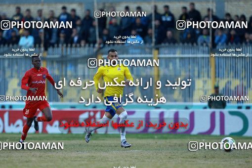 1382608, Ahvaz, , لیگ برتر فوتبال ایران، Persian Gulf Cup، Week 20، Second Leg، Naft M Soleyman 2 v 2 Nassaji Qaemshahr on 2019/03/01 at Behnam Mohammadi Stadium
