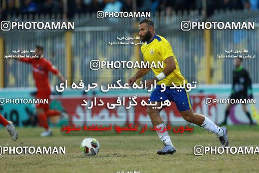 1382615, Ahvaz, , لیگ برتر فوتبال ایران، Persian Gulf Cup، Week 20، Second Leg، Naft M Soleyman 2 v 2 Nassaji Qaemshahr on 2019/03/01 at Behnam Mohammadi Stadium