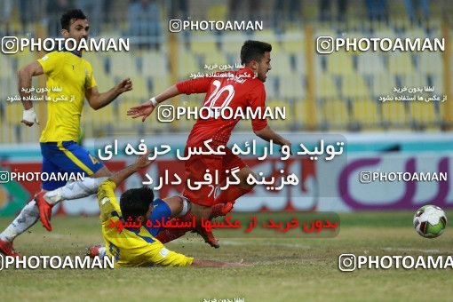 1382766, Ahvaz, , لیگ برتر فوتبال ایران، Persian Gulf Cup، Week 20، Second Leg، Naft M Soleyman 2 v 2 Nassaji Qaemshahr on 2019/03/01 at Behnam Mohammadi Stadium