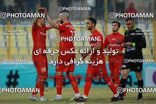 1382666, Ahvaz, , لیگ برتر فوتبال ایران، Persian Gulf Cup، Week 20، Second Leg، Naft M Soleyman 2 v 2 Nassaji Qaemshahr on 2019/03/01 at Behnam Mohammadi Stadium