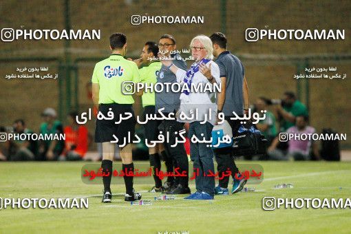 1388990, Isfahan,Fooladshahr, , لیگ برتر فوتبال ایران، Persian Gulf Cup، Week 2، First Leg، Zob Ahan Esfahan 2 v 2 Esteghlal on 2018/08/02 at Foolad Shahr Stadium