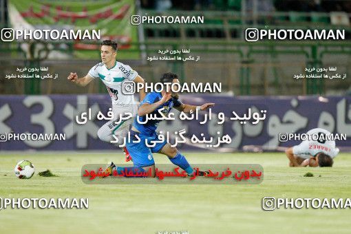 1388986, Isfahan,Fooladshahr, , لیگ برتر فوتبال ایران، Persian Gulf Cup، Week 2، First Leg، Zob Ahan Esfahan 2 v 2 Esteghlal on 2018/08/02 at Foolad Shahr Stadium
