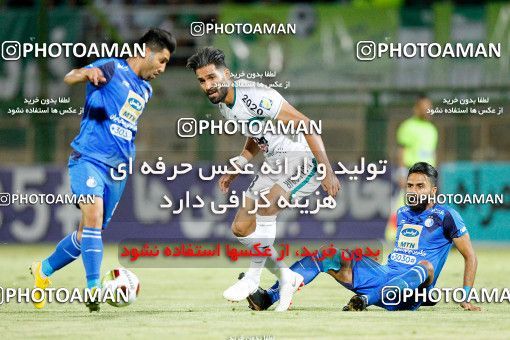 1389226, Isfahan,Fooladshahr, , لیگ برتر فوتبال ایران، Persian Gulf Cup، Week 2، First Leg، Zob Ahan Esfahan 2 v 2 Esteghlal on 2018/08/02 at Foolad Shahr Stadium