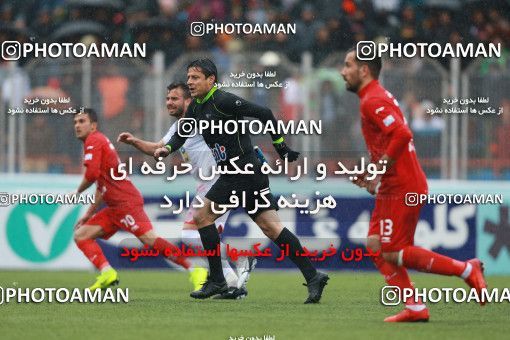 1392334, Qaem Shahr, , لیگ برتر فوتبال ایران، Persian Gulf Cup، Week 21، Second Leg، Nassaji Qaemshahr 1 v 1 Persepolis on 2019/03/08 at Vatani Football Stadium
