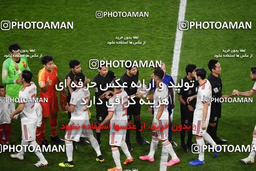 1443159, Abu Dhabi, , مسابقات فوتبال جام ملت های آسیا 2019 امارات, Quarter-final, Iran 3 v 0 China on 2019/01/24 at Mohammed bin Zayed Stadium
