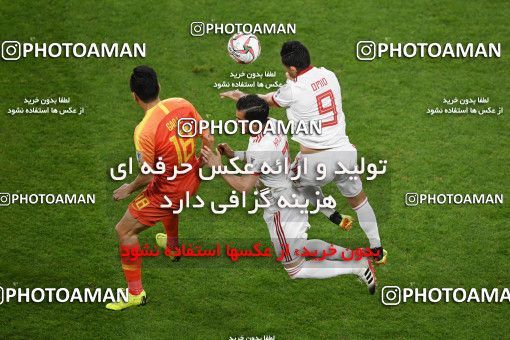 1443152, Abu Dhabi, , مسابقات فوتبال جام ملت های آسیا 2019 امارات, Quarter-final, Iran 3 v 0 China on 2019/01/24 at Mohammed bin Zayed Stadium
