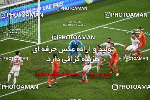 1443244, Abu Dhabi, , مسابقات فوتبال جام ملت های آسیا 2019 امارات, Quarter-final, Iran 3 v 0 China on 2019/01/24 at Mohammed bin Zayed Stadium
