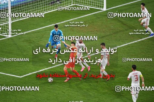 1443303, Abu Dhabi, , مسابقات فوتبال جام ملت های آسیا 2019 امارات, Quarter-final, Iran 3 v 0 China on 2019/01/24 at Mohammed bin Zayed Stadium