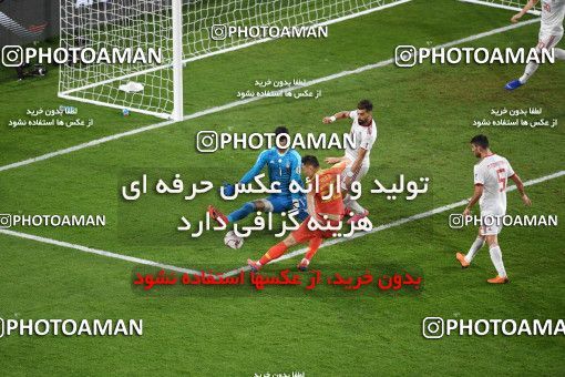 1443356, Abu Dhabi, , مسابقات فوتبال جام ملت های آسیا 2019 امارات, Quarter-final, Iran 3 v 0 China on 2019/01/24 at Mohammed bin Zayed Stadium