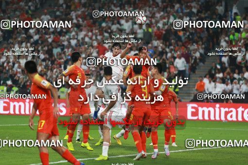 1391776, Abu Dhabi, , مسابقات فوتبال جام ملت های آسیا 2019 امارات, Quarter-final, Iran 3 v 0 China on 2019/01/24 at Mohammed bin Zayed Stadium