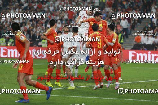 1391717, Abu Dhabi, , مسابقات فوتبال جام ملت های آسیا 2019 امارات, Quarter-final, Iran 3 v 0 China on 2019/01/24 at Mohammed bin Zayed Stadium