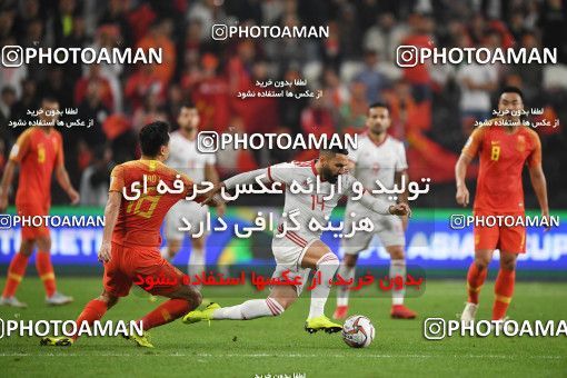 1391822, Abu Dhabi, , مسابقات فوتبال جام ملت های آسیا 2019 امارات, Quarter-final, Iran 3 v 0 China on 2019/01/24 at Mohammed bin Zayed Stadium