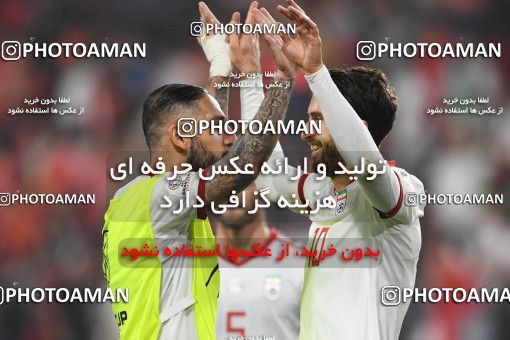 1391879, Abu Dhabi, , مسابقات فوتبال جام ملت های آسیا 2019 امارات, Quarter-final, Iran 3 v 0 China on 2019/01/24 at Mohammed bin Zayed Stadium