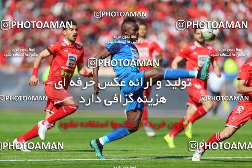 1395367, Tehran, , لیگ برتر فوتبال ایران، Persian Gulf Cup، Week 23، Second Leg، Persepolis 1 v 0 Esteghlal on 2019/03/30 at Azadi Stadium