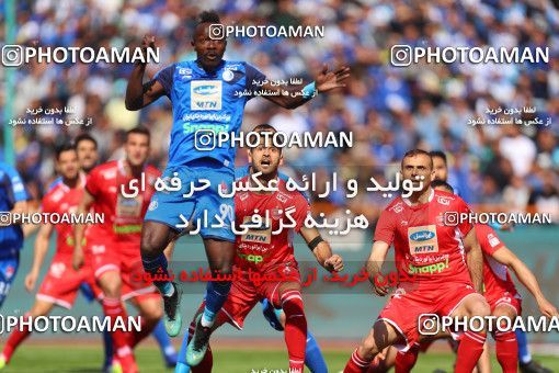 1395334, Tehran, , لیگ برتر فوتبال ایران، Persian Gulf Cup، Week 23، Second Leg، Persepolis 1 v 0 Esteghlal on 2019/03/30 at Azadi Stadium