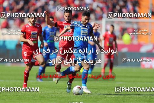 1395352, Tehran, , لیگ برتر فوتبال ایران، Persian Gulf Cup، Week 23، Second Leg، Persepolis 1 v 0 Esteghlal on 2019/03/30 at Azadi Stadium