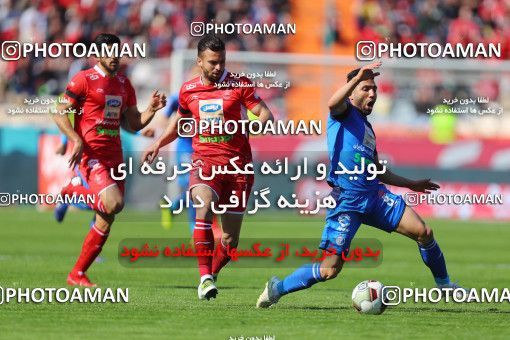 1395345, Tehran, , لیگ برتر فوتبال ایران، Persian Gulf Cup، Week 23، Second Leg، Persepolis 1 v 0 Esteghlal on 2019/03/30 at Azadi Stadium