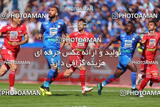 1395320, Tehran, , لیگ برتر فوتبال ایران، Persian Gulf Cup، Week 23، Second Leg، Persepolis 1 v 0 Esteghlal on 2019/03/30 at Azadi Stadium