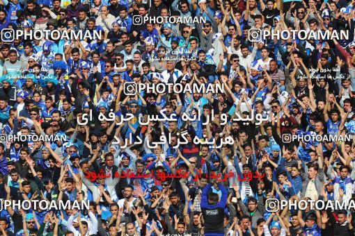 1395341, Tehran, , لیگ برتر فوتبال ایران، Persian Gulf Cup، Week 23، Second Leg، Persepolis 1 v 0 Esteghlal on 2019/03/30 at Azadi Stadium
