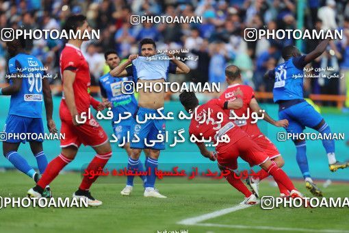 1395351, Tehran, , لیگ برتر فوتبال ایران، Persian Gulf Cup، Week 23، Second Leg، Persepolis 1 v 0 Esteghlal on 2019/03/30 at Azadi Stadium
