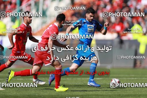 1394580, Tehran, , لیگ برتر فوتبال ایران، Persian Gulf Cup، Week 23، Second Leg، Persepolis 1 v 0 Esteghlal on 2019/03/30 at Azadi Stadium