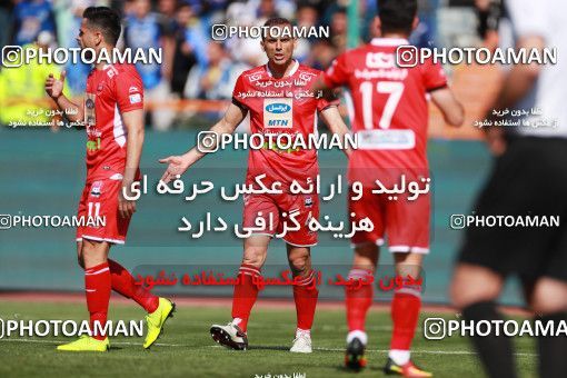 1394693, Tehran, , لیگ برتر فوتبال ایران، Persian Gulf Cup، Week 23، Second Leg، Persepolis 1 v 0 Esteghlal on 2019/03/30 at Azadi Stadium