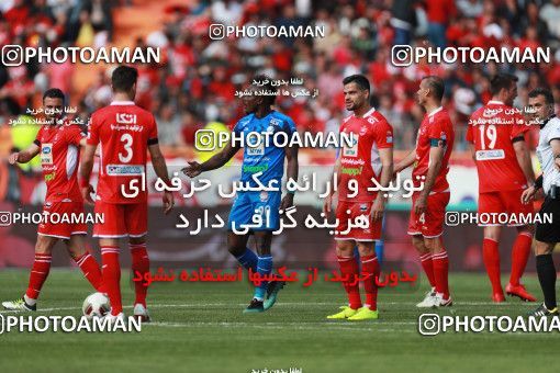 1394607, Tehran, , لیگ برتر فوتبال ایران، Persian Gulf Cup، Week 23، Second Leg، Persepolis 1 v 0 Esteghlal on 2019/03/30 at Azadi Stadium