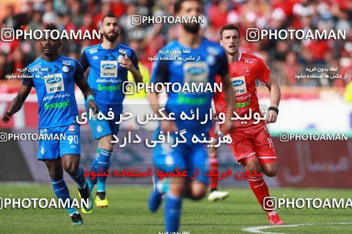 1394795, Tehran, , لیگ برتر فوتبال ایران، Persian Gulf Cup، Week 23، Second Leg، Persepolis 1 v 0 Esteghlal on 2019/03/30 at Azadi Stadium