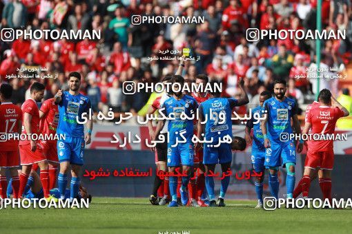 1394769, Tehran, , لیگ برتر فوتبال ایران، Persian Gulf Cup، Week 23، Second Leg، Persepolis 1 v 0 Esteghlal on 2019/03/30 at Azadi Stadium