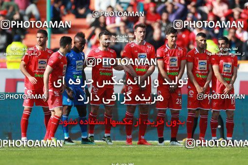 1394813, Tehran, , لیگ برتر فوتبال ایران، Persian Gulf Cup، Week 23، Second Leg، Persepolis 1 v 0 Esteghlal on 2019/03/30 at Azadi Stadium